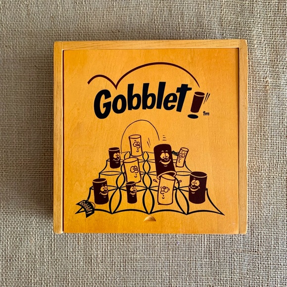 BLUE ORANGE GAMES GOBBLET All Wood Tic Tac Toe Stacking Game Award Winning - Picture 3 of 15